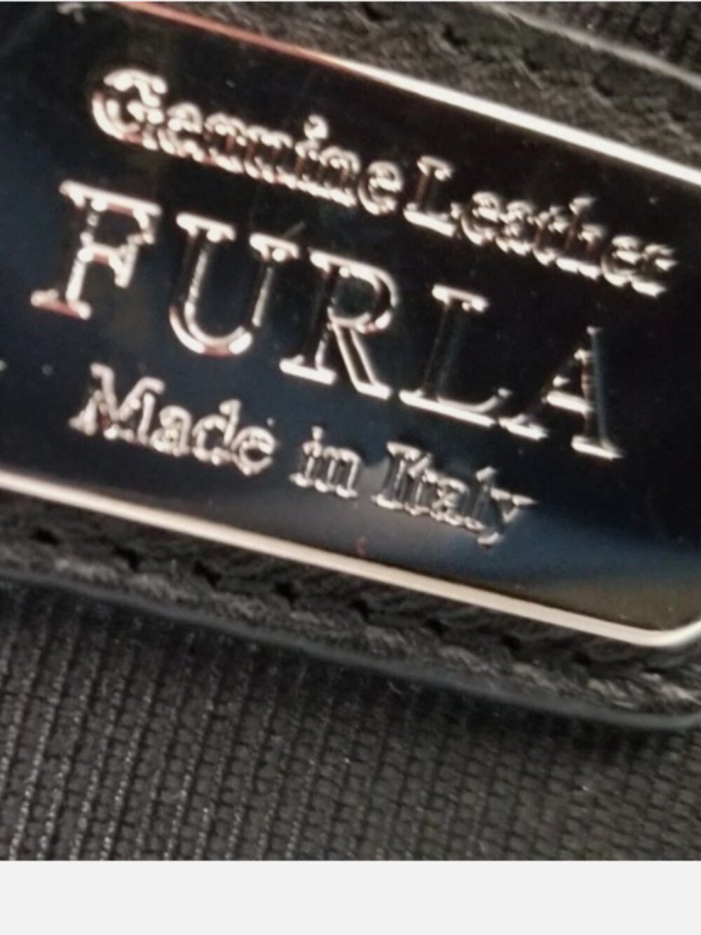 NWT Furla Cowhide Animal Print Leather Gold Chain Clutch Shoulder Bag Italy - Picture 9 of 16